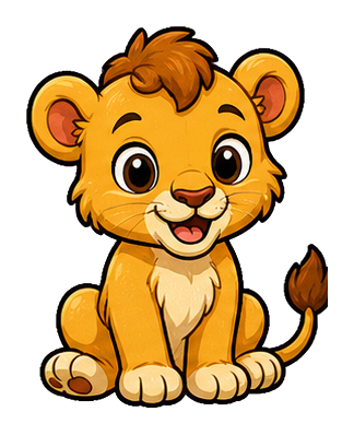 Preview for Lion Cub Sticker For Safari Designs