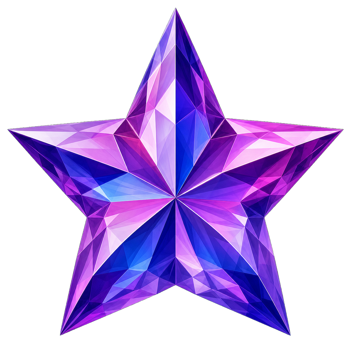Preview for Faceted Star Gem Sticker
