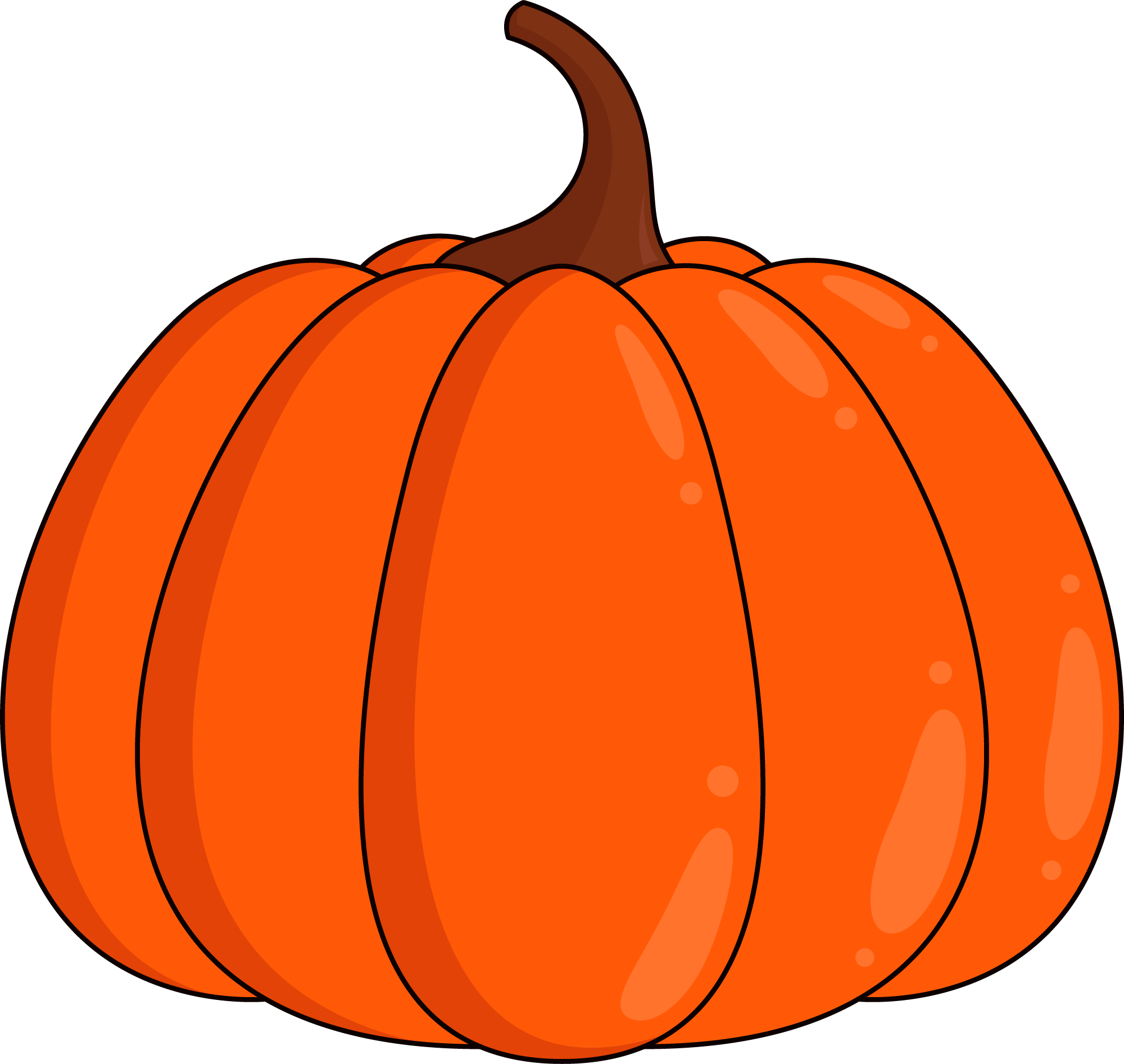 Preview for Vibrant-pumpkin-illustration-fall-sticker-10d1a