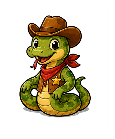 Preview for Cowboy Snake Sticker