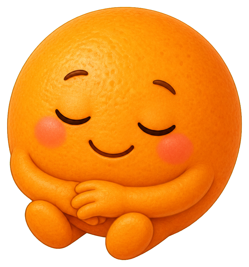 Preview for Sleepy Orange Sticker Graphic