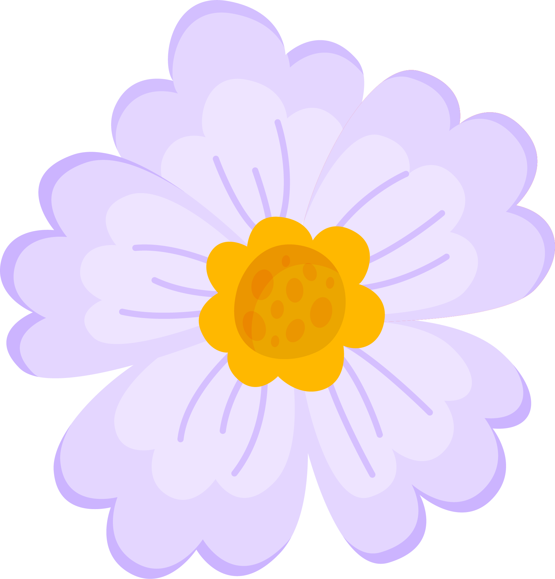 Preview for Purple-flower-graphic-design-cute-love-sticker-b7a0b