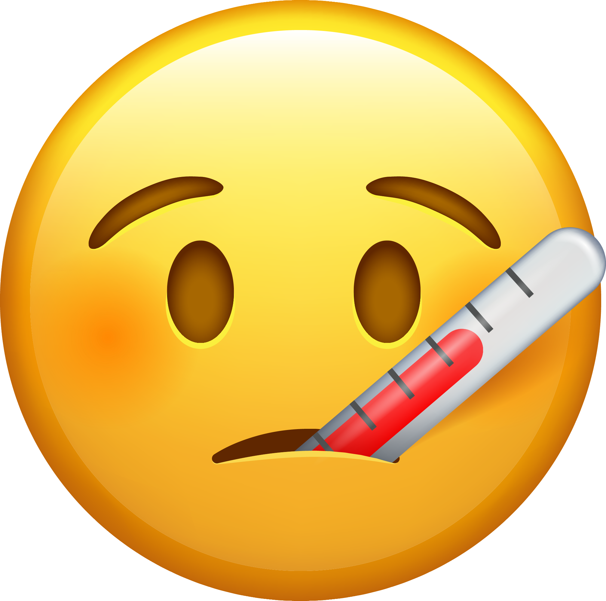 Preview for Sick-emoji-face-with-thermometer-emoji-classic-sticker-220f7