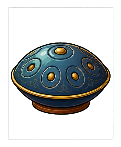 Preview for Handpan Drum Sticker Graphic