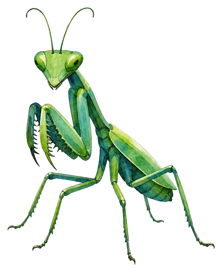 Preview for Emerald Praying Mantis Sticker