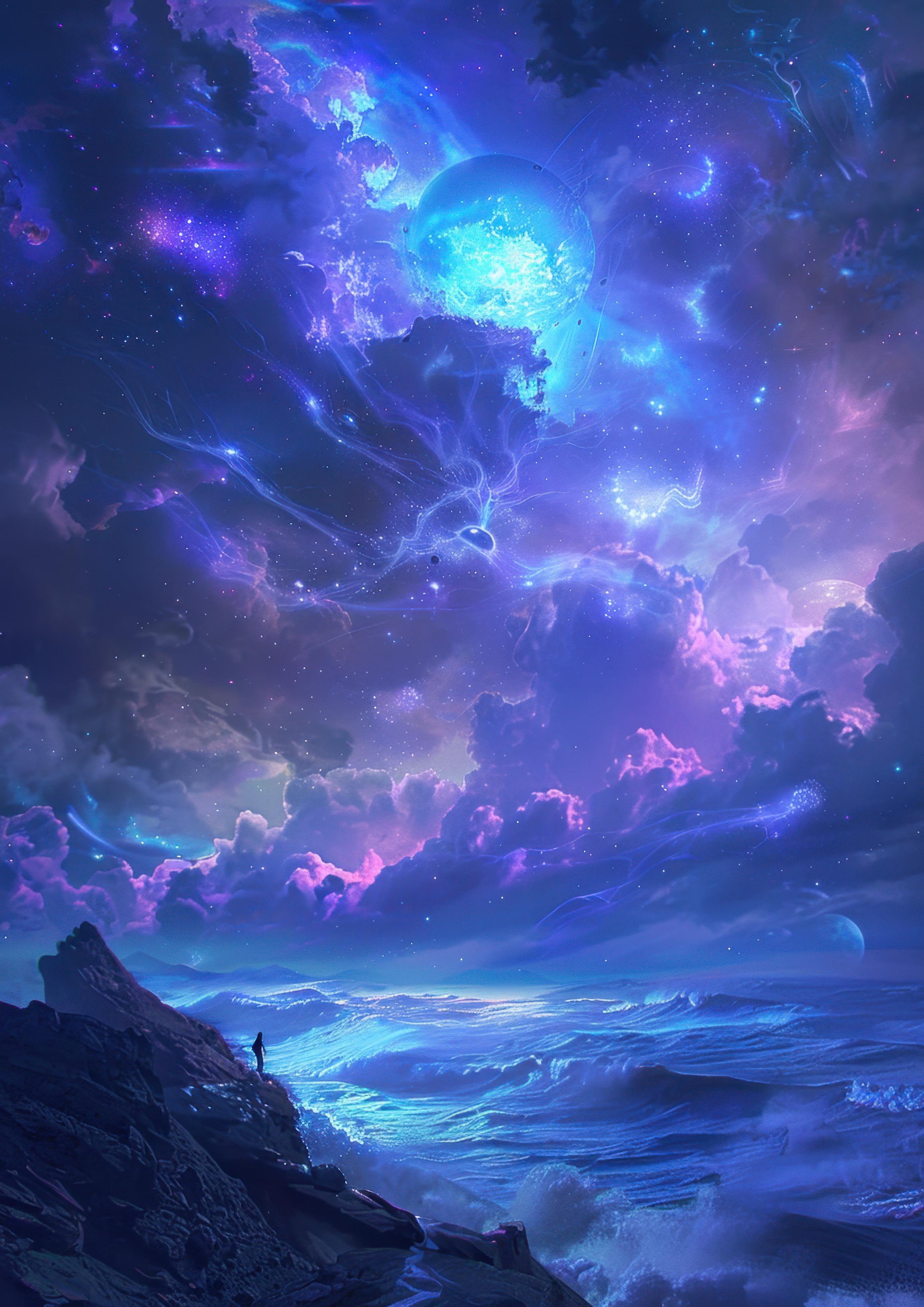 Preview for Cosmic-landscape-art-astrophotography-photo-background-b09e2