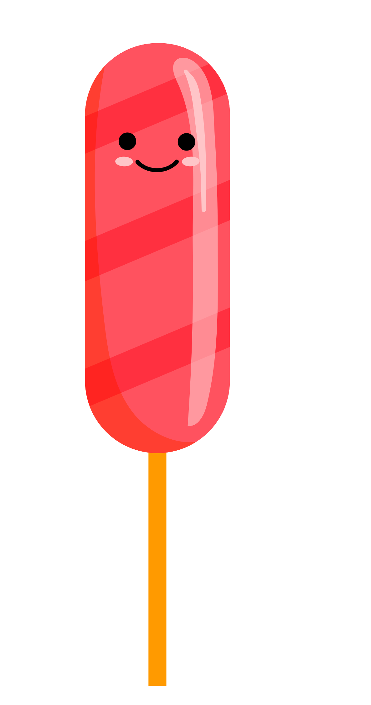 Preview for Red-popsicle-illustration-ice-cream-sticker-1dbde