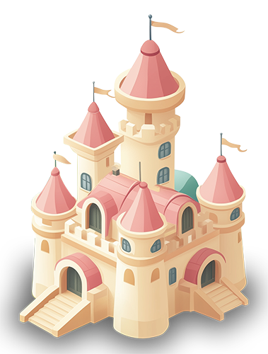 Preview for Whimsical-castle-illustration-building-sticker-f2083