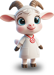 Preview for Cartoon-goat-doctor-character-sticker-7a88e