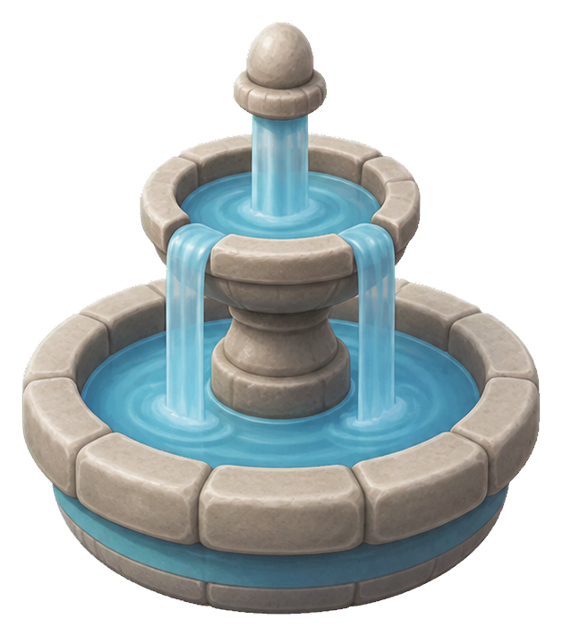 Preview for Small Fountain Sticker