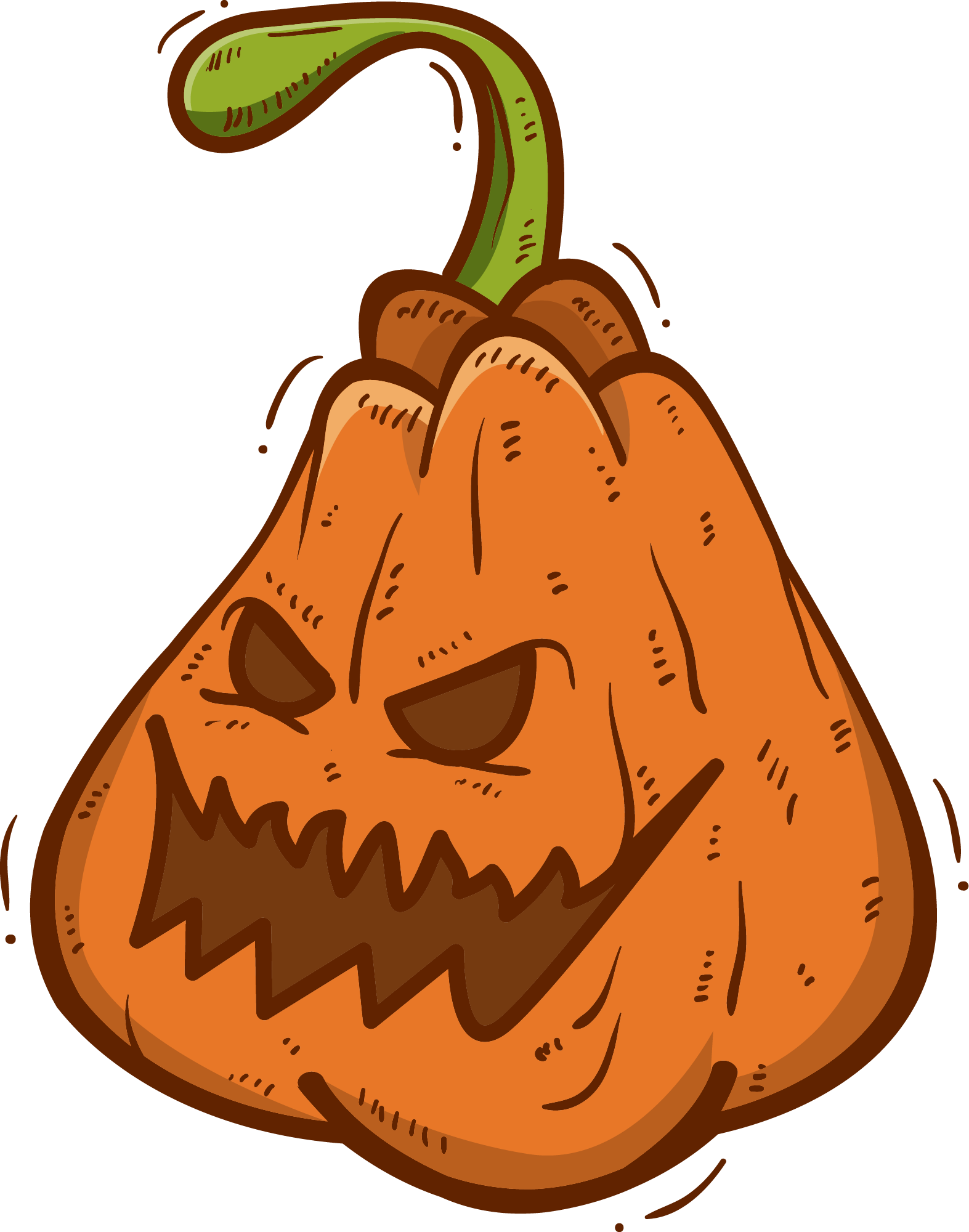 Preview for Halloween-jack-o-lantern-illustration-pumpkins-sticker-75121