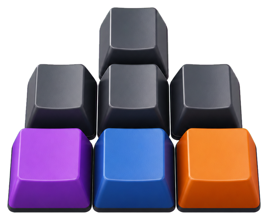 Preview for Blank Keyboard Keys Sticker For Gaming Designs