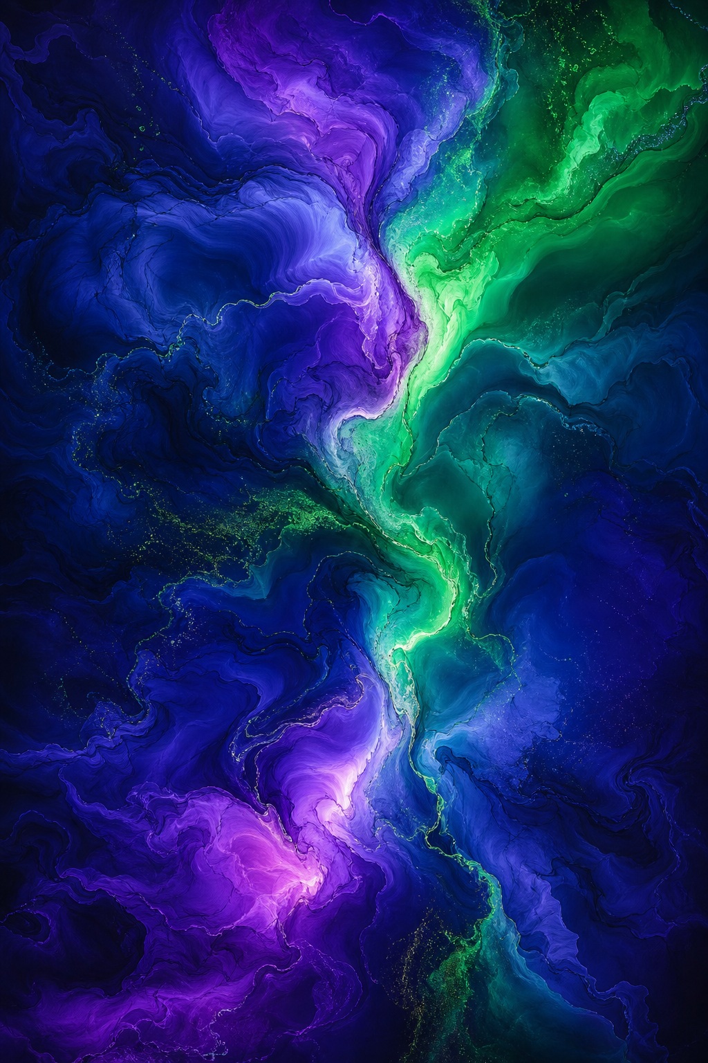 Preview for Vertical Ink Aurora Abstract Background