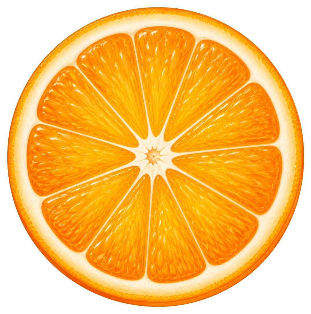 Preview for Orange Slice Sticker For Creative Designs