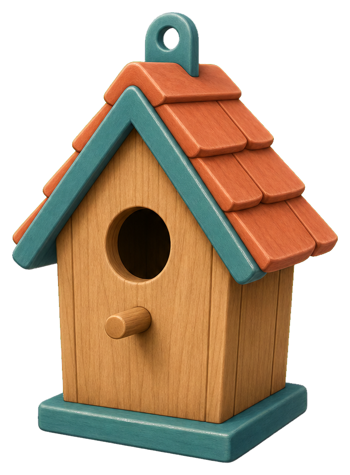 Preview for Birdhouse Blank Sticker