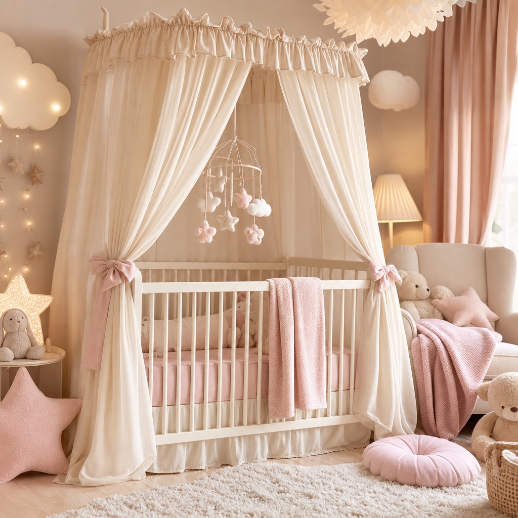 Preview for Pastel Baby Nursery Stock Background