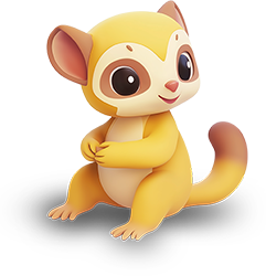 Preview for Cartoon-lemur-illustration-animal-sticker-71a53