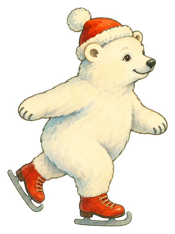 Preview for Ice Skating Polar Bear