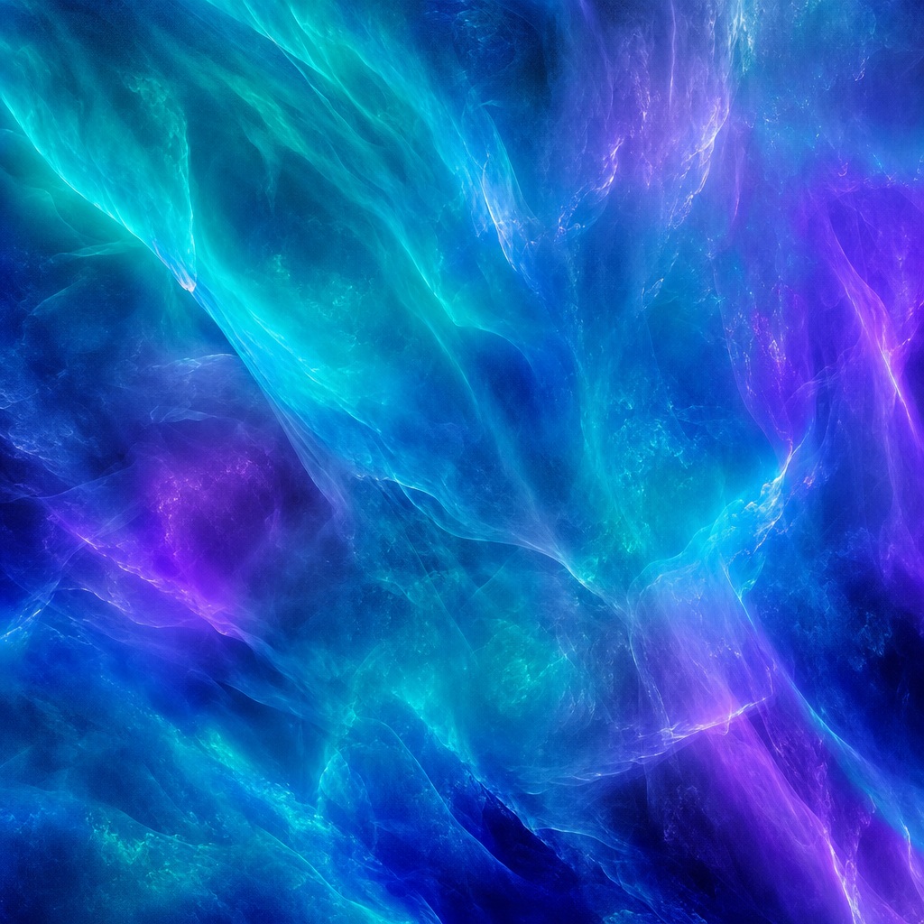 Preview for Abstract Blue Purple Aurora Background