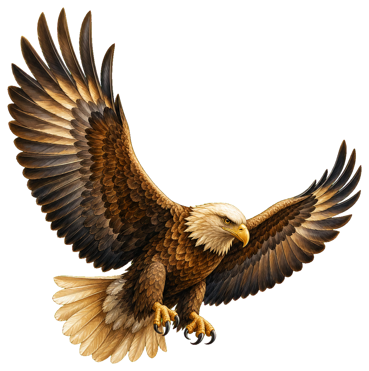 Preview for Eagle Flight Curve Sticker