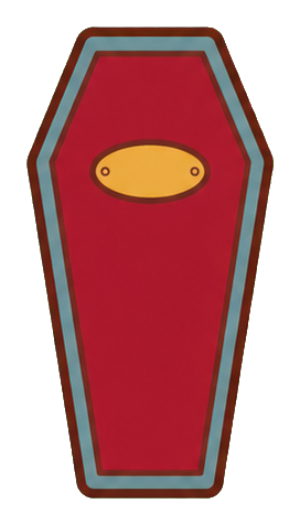 Preview for Cranberry Halloween Coffin Sticker