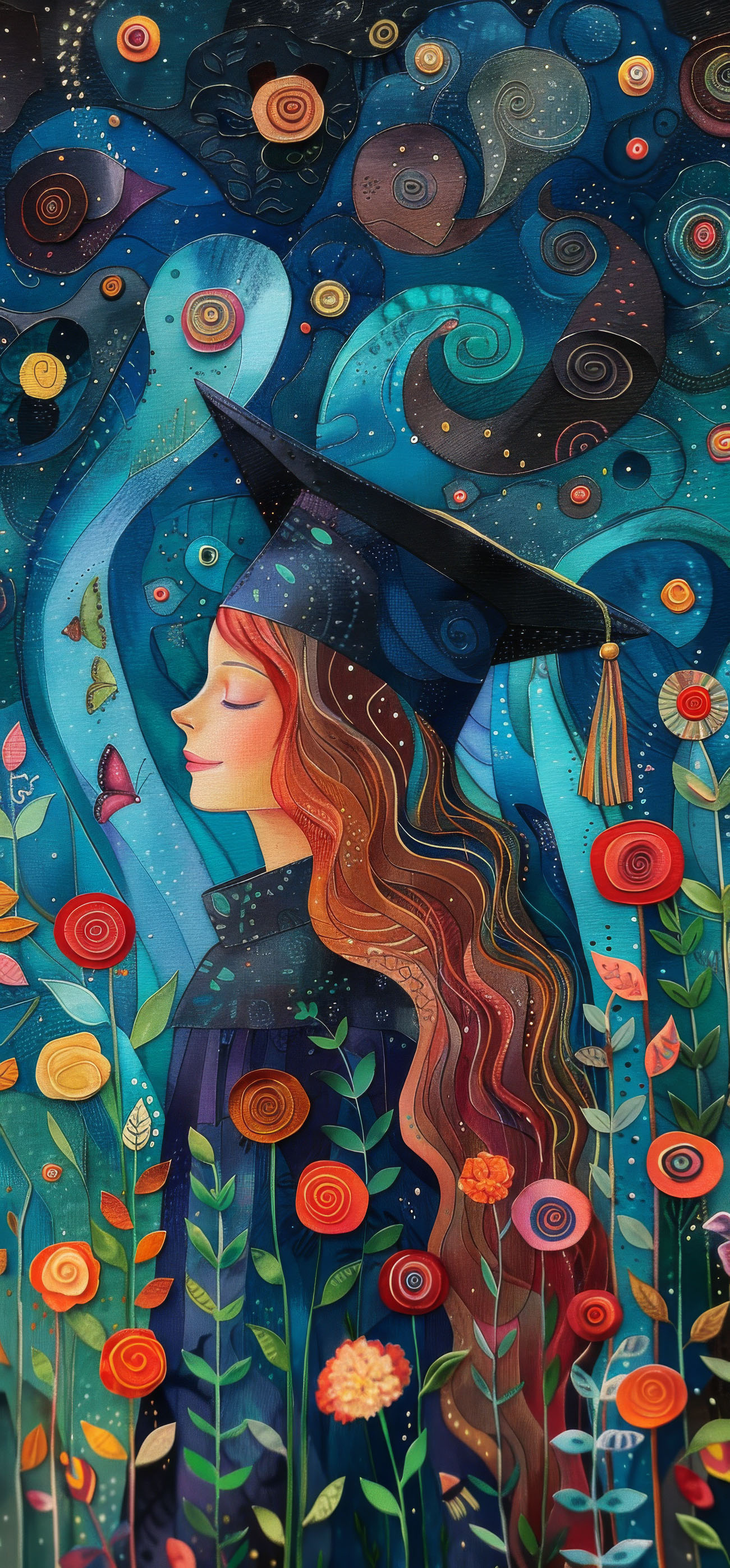 Preview for Graduation-serenity-illustration-graduation-phone-background-9ede6