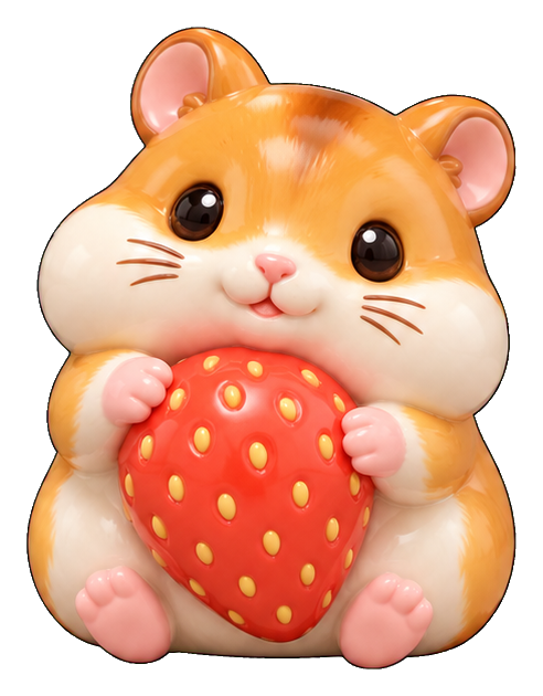 Preview for Toy Hamster Strawberry Hug