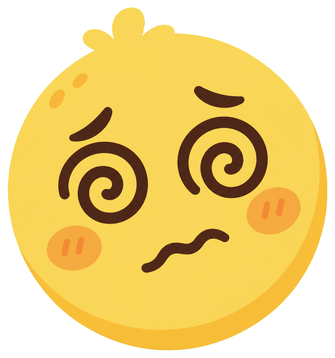 Preview for Confused Swirl Face Sticker