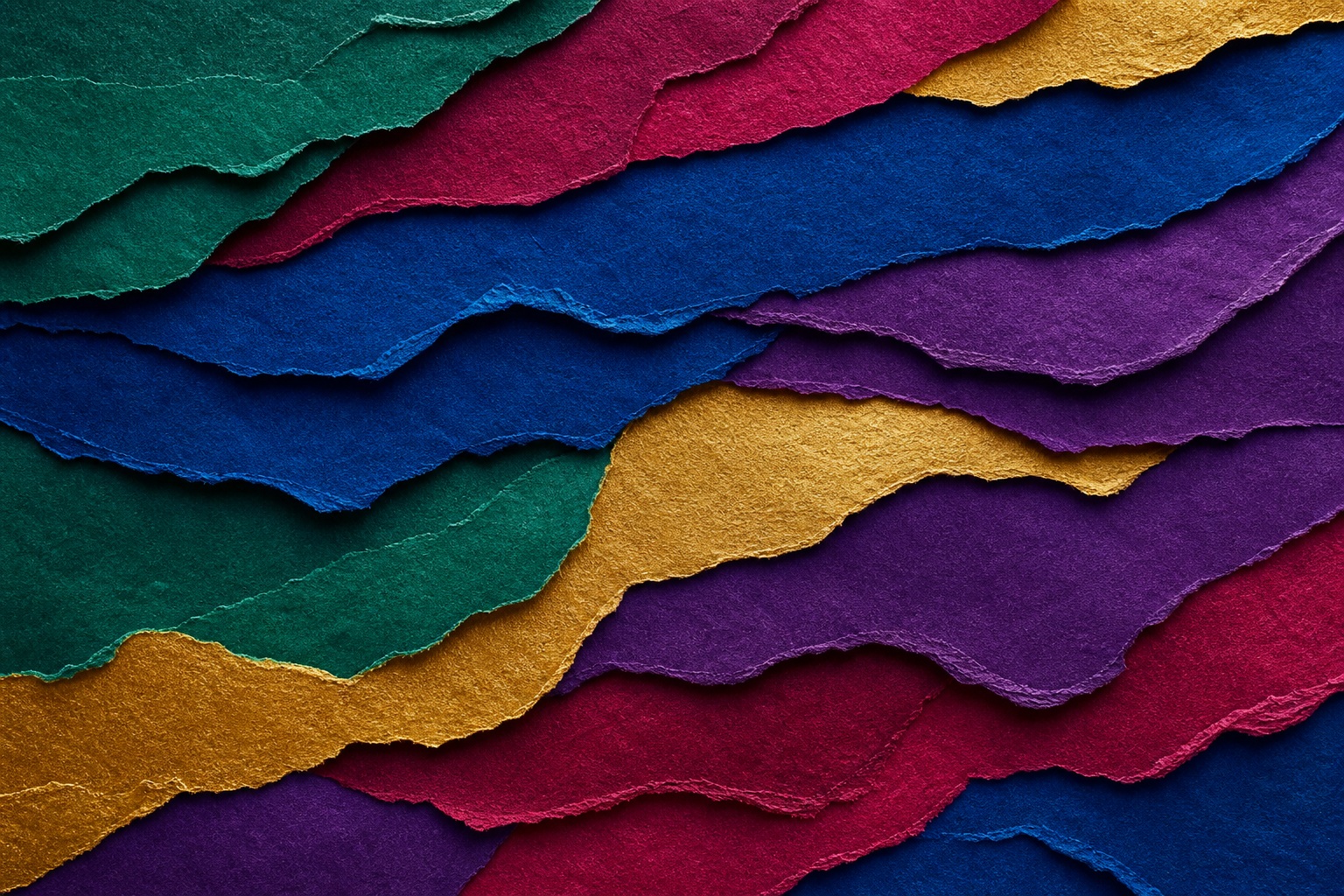 Preview for Jewel Tone Layered Torn Contours Background