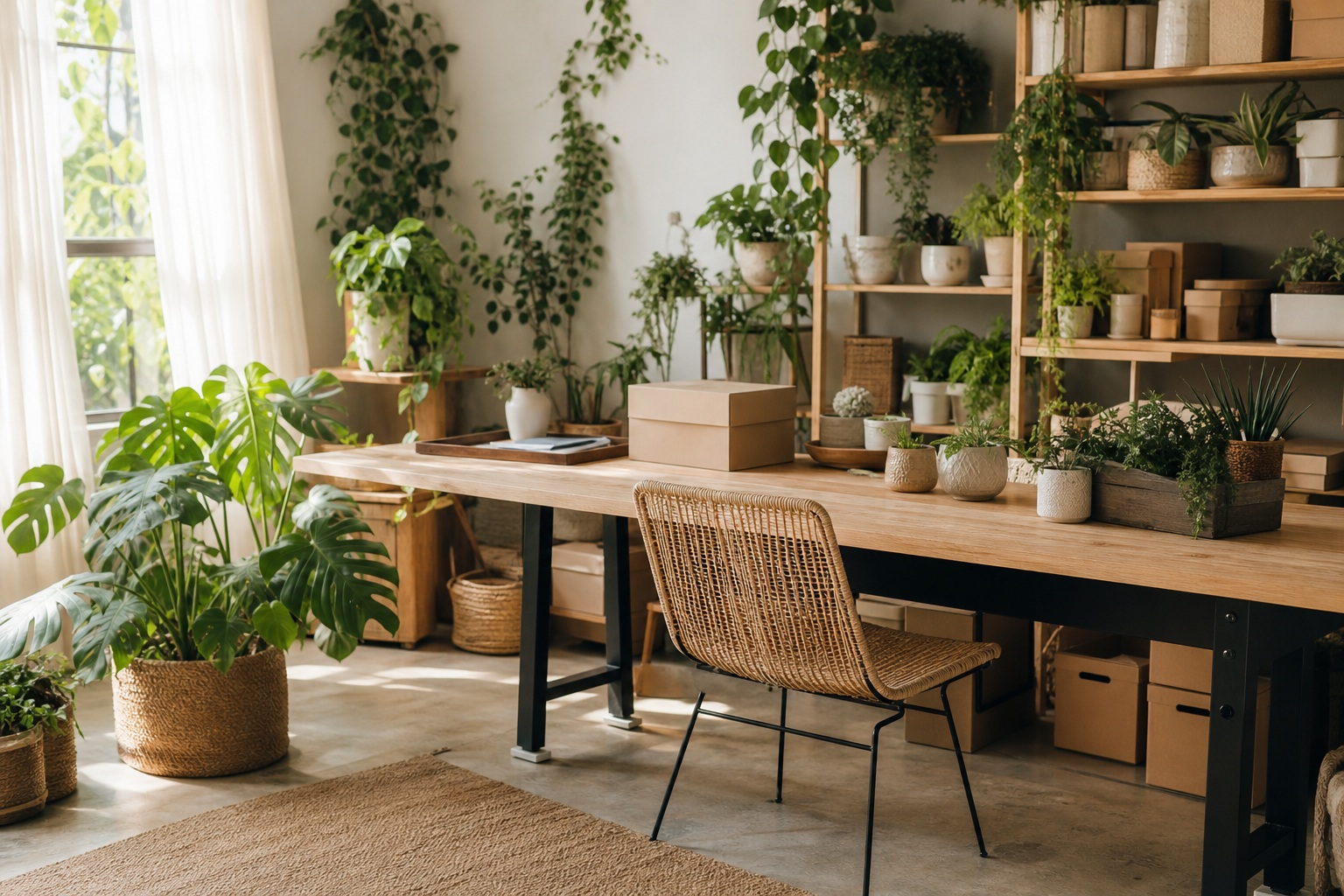 Preview for Modern Office Workspace Background