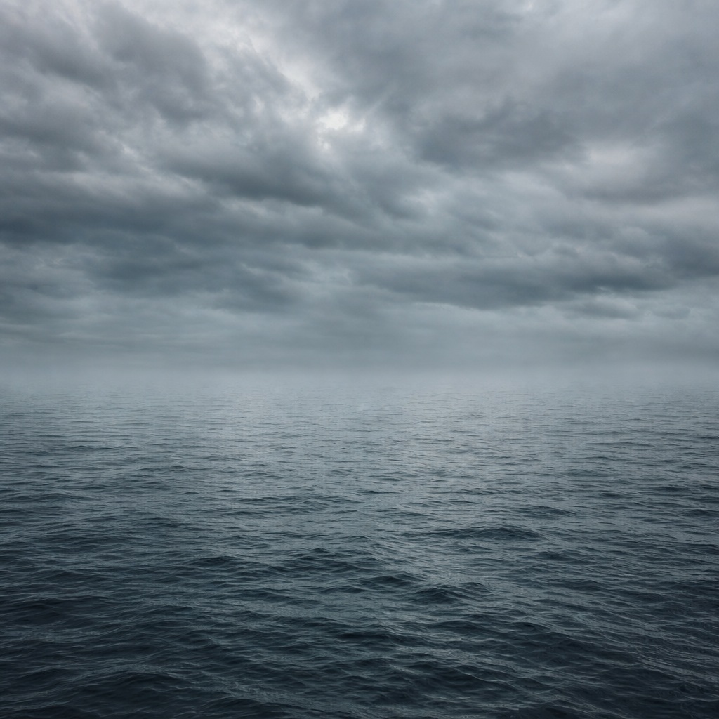 Preview for Storm Gray Ocean Horizon Background