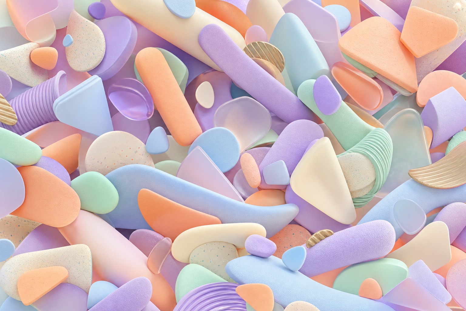 Preview for Pastel Foam Geometry Confetti Background