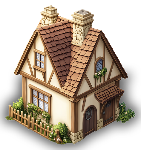 Preview for Cozy-cottage-illustration-template-building-sticker-f4c02