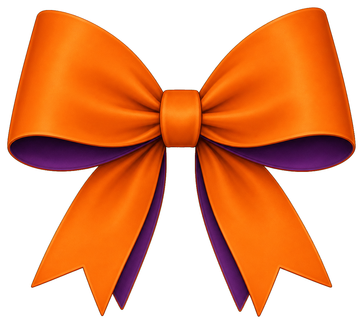 Preview for Orange Halloween Bow Sticker