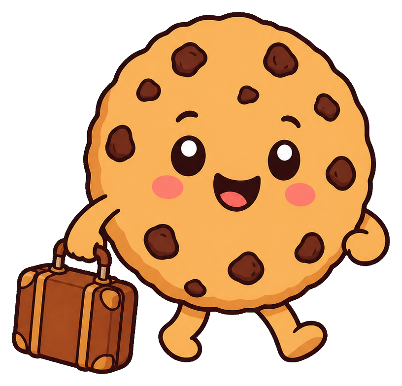 Preview for Cookie Suitcase Sticker Graphic