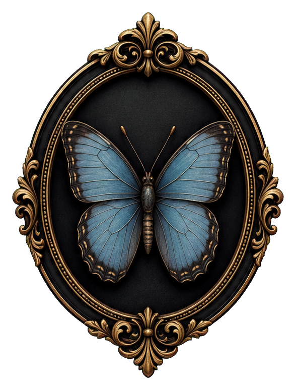 Preview for Cameo Frame Butterfly Sticker