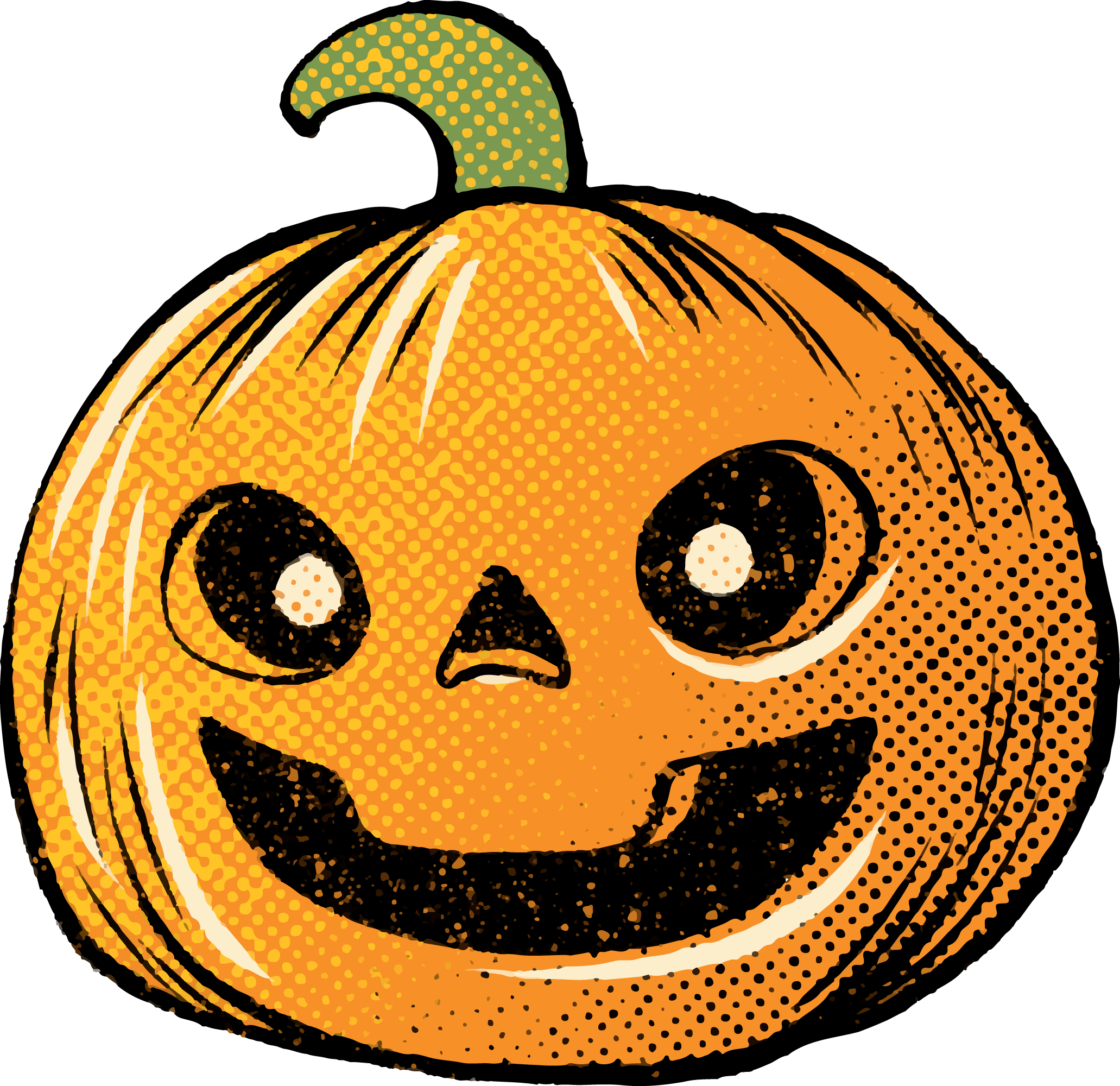 Preview for Vintage-halloween-pumpkin-illustration-pumpkins-sticker-60f82