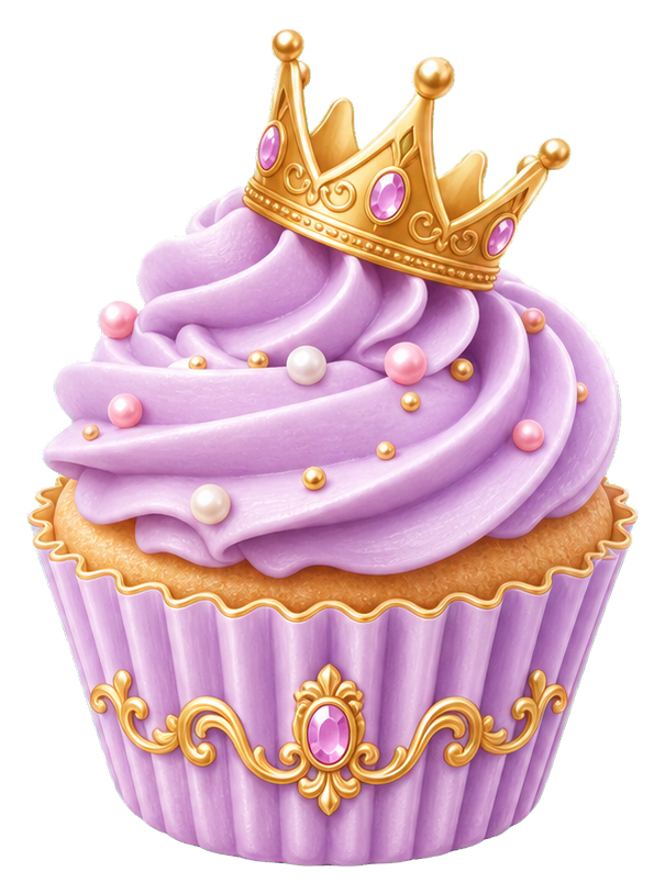 Preview for Crown Cupcake Sticker