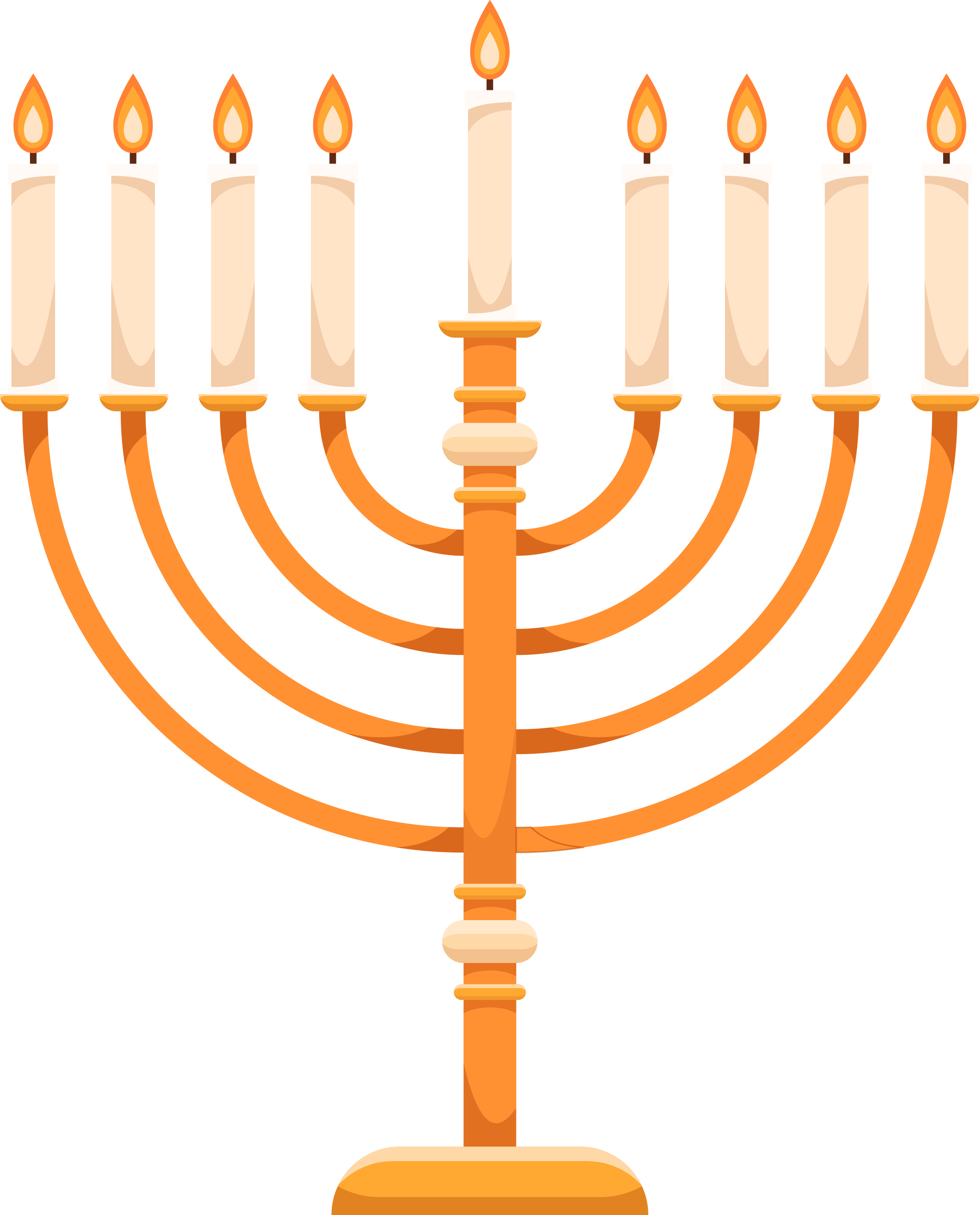 Preview for Hanukkah-menorah-illustration-sticker-0af3d