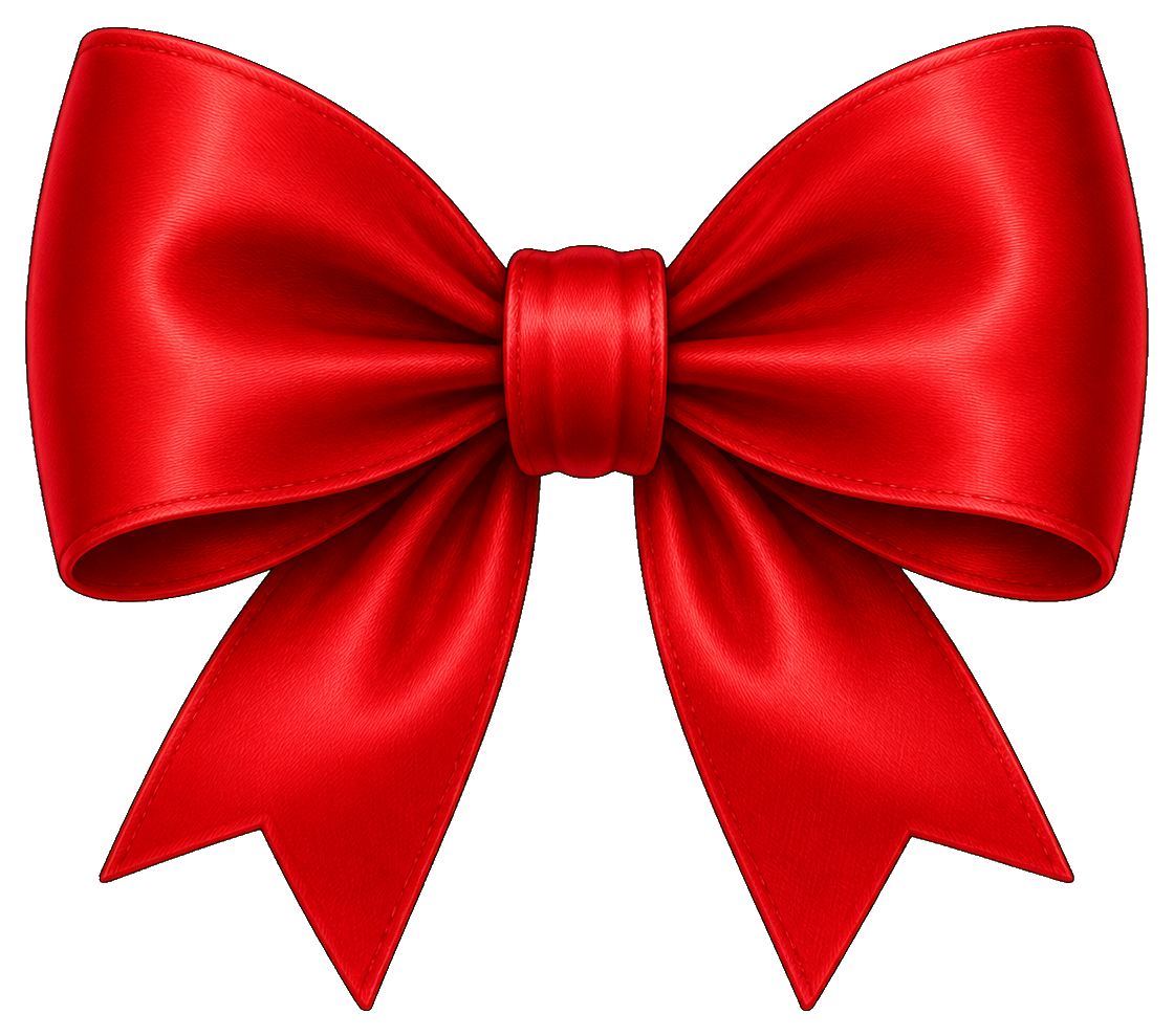 Preview for Red Satin Bow Sticker