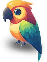 Preview for Colorful-parrot-illustration-animal-sticker-93915