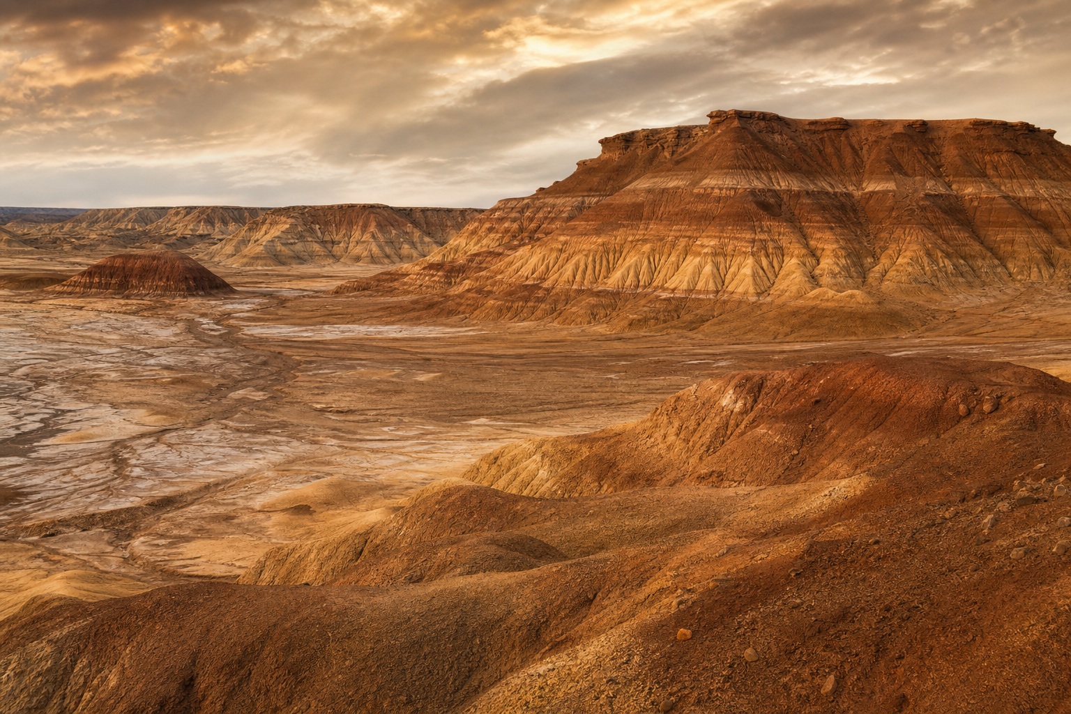 Preview for Desert Clay Landscape Stock Background
