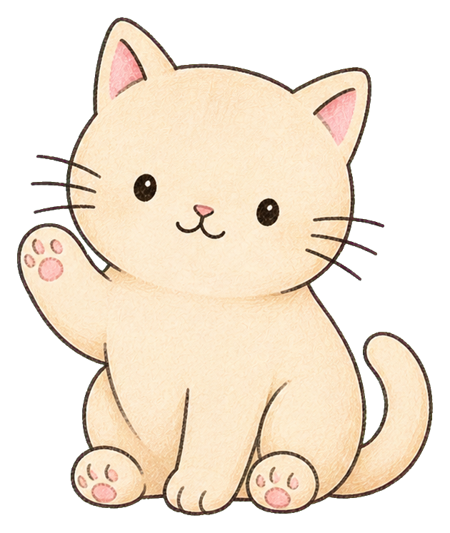 Preview for Cute Cat Sticker Graphic