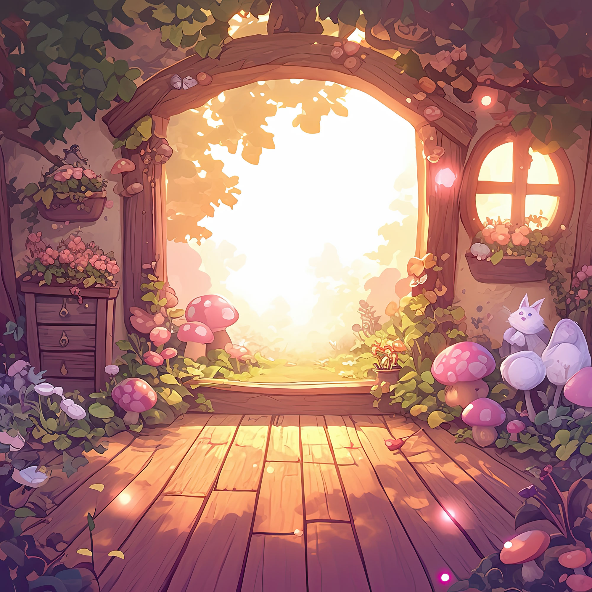 Preview for Whimsical-hobbit-home-entrance-whimsical-backdrop-background-24b75