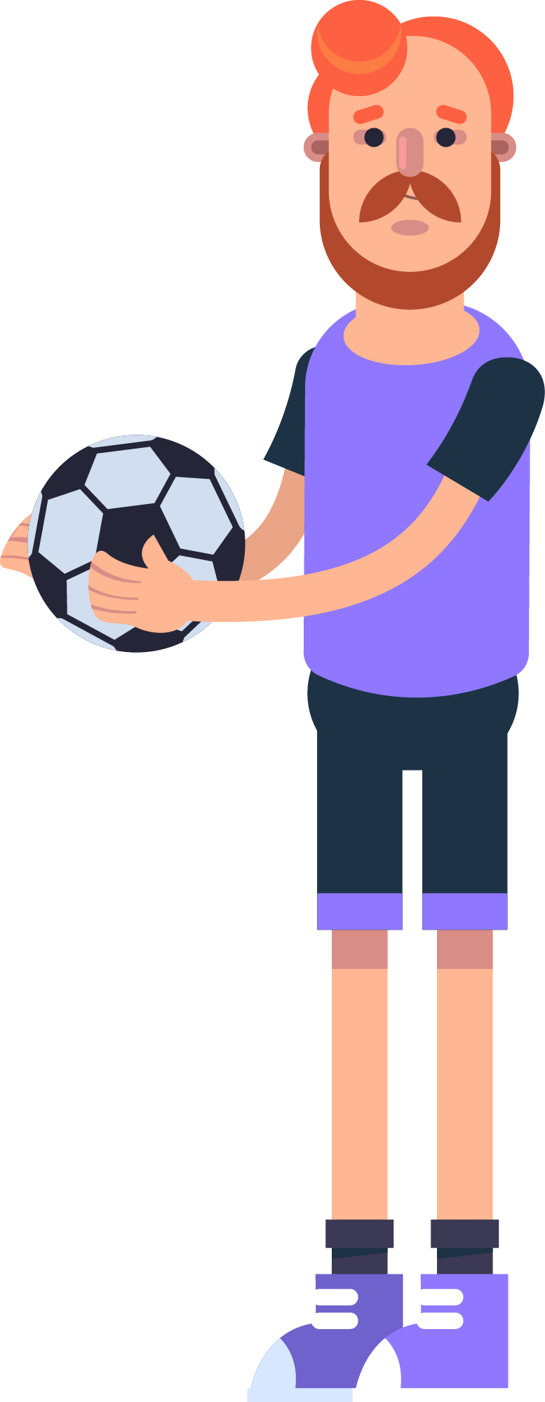 Preview for Cartoon-man-soccer-ball-sticker-0e585