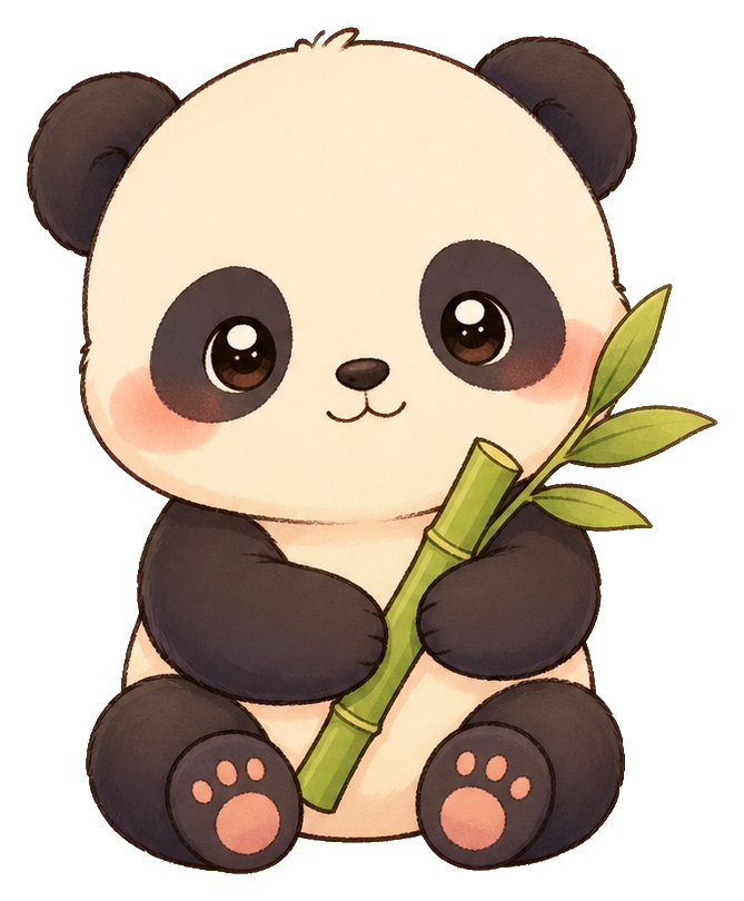 Preview for Bamboo Panda Sticker
