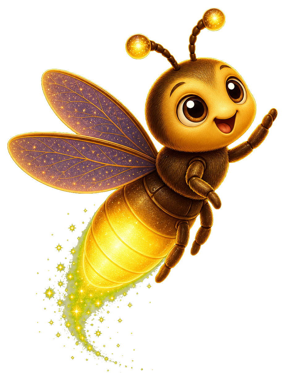 Preview for Firefly Flying Upward Sticker