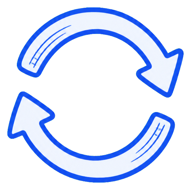 Preview for Refresh Arrows Sticker Graphic