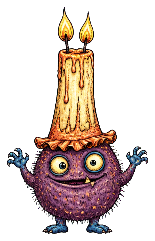 Preview for Candle Hat Critter Sticker