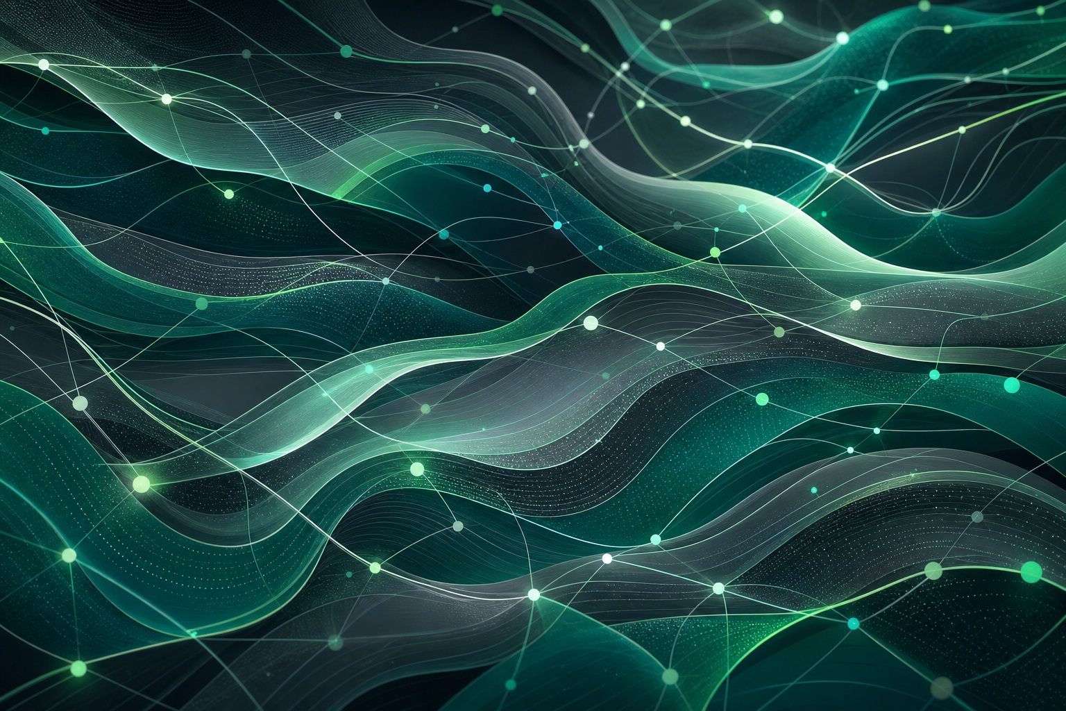 Preview for Emerald Graphite Data Network Background